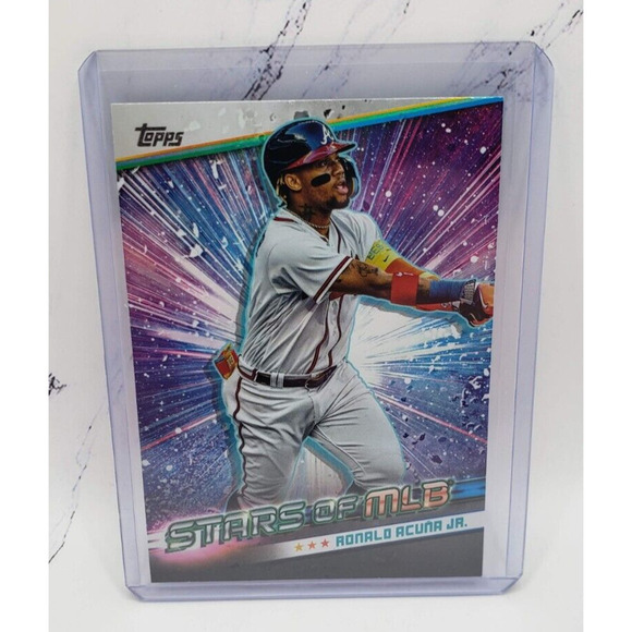 2024 Topps Series 1 Stars of MLB Ronald Acuna Jr. #SMLB-3 Atlanta Braves - Picture 1 of 4